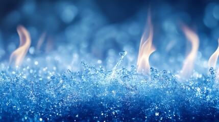 Poster - Fiery Ice Contrast