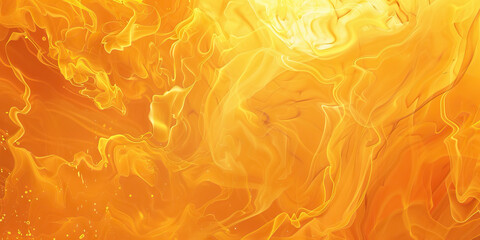 Ego-Centric Golden Hues - Yellow and Orange Abstract Background