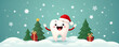 © fotoluigi868 - A fun and cheerful Christmas theme is perfectly captured by this unique tooth holding festive dental illustration design concept._00001_