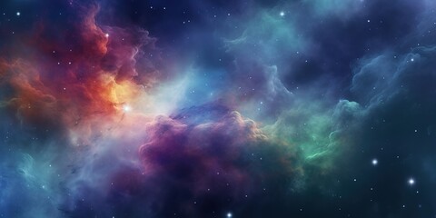A beautiful purple and blue sky with many stars background.