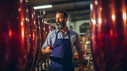 The  t of Wine Crafting: An Insight into the Diligent Journey of an Adult Man Winemaker