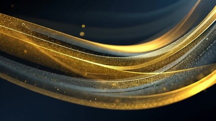 Wall Mural - gold velvet waves sparkling with golden bokeh lights creating an elegant festive backdrop for christ