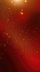 Wall Mural - red velvet waves sparkling with golden bokeh lights creating an elegant festive backdrop for christm