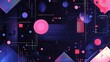 © Thirawat - Sophisticated graphics pattern art showcasing technology-inspired designs. Features intricate patterns and clean lines for a modern digital look