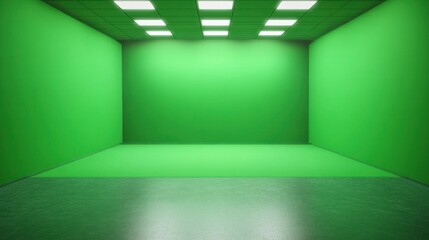 Poster - Green screen studio for virtual events - Tailoring green screen studios specifically for virtual events, webinars, and online conferences, 