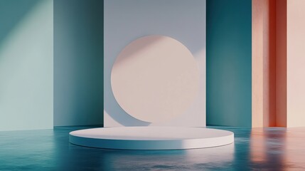 Poster - Minimalist video graphics background, focusing on clean, simple designs that enhance video content without distracting from the main message, perfect for modern and sleek presentations
