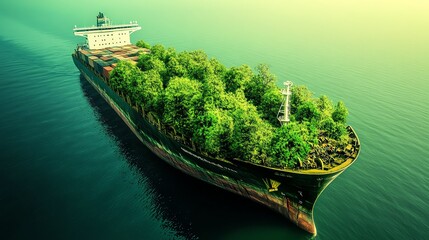 Green businesses reduce the environmental impact of shipping.