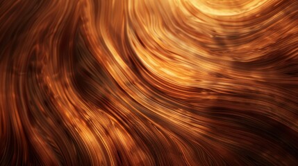 Wall Mural - Swirling patterns of warm colors create a mesmerizing abstract design in a vibrant artistic expression