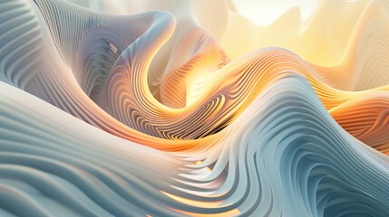 Wall Mural - swirling patterns of light and color create a mesmerizing visual effect in a sandy landscape during 