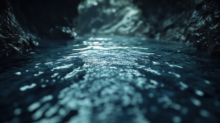 Poster - Video graphics background with depth effect - Utilizing parallax scrolling and other techniques to create a sense of depth and realism in video backgrounds, 