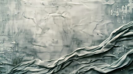 Wall Mural - textured abstract artwork with subtle shades showcasing flowing lines and muted colors in a serene c