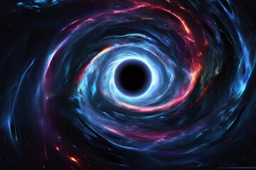 black holes embrace a swirling vortex of holographic darkness re