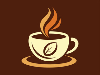 Wall Mural - coffee cup logo