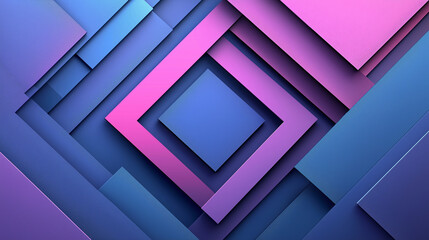 Poster - abstract geometric in multi-colored shades with geometric shapes and patterns. Minimalistic and attractive materialistic design
