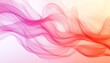 © DruZhi Art - An Abstract Vector Design Featuring Soft Pink Waves on White Background