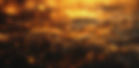 Wall Mural - bstract Grainy Orange and Brown Texture Background. Gradient Background with Grain Texture