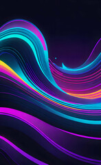 abstract wave background new