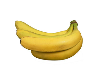 bunch of bananas isolated