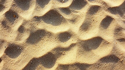 Poster - The sand is very fine and the texture is very rough