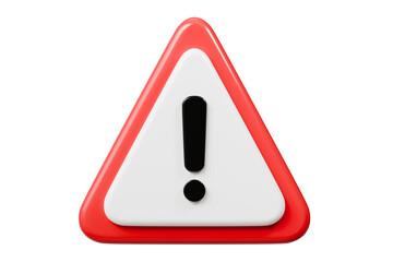 Wall Mural - 3d warning caution icon sign symbol isolated on purple background. error alert safety concept.3d min