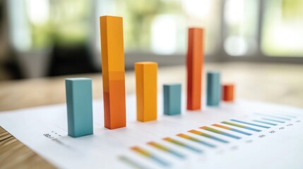 Poster - Colorful Bar Graph Representing Data Insights