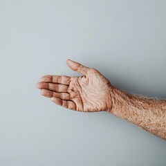 Elderly person s hand with visible sunspots, representing skin cancer risk in aging populations, Skin cancer in seniors, Aging and health