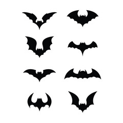 Aufkleber - Bat Animal Icon Set Vector Design.