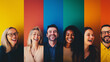 © Michal Ludwiczak - Celebrating Neurodiversity and Inclusion in a Vibrant Workplace With Joyful Individuals Expressing Their Unique Identities