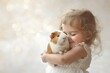 © authapol - Child Embracing a Guinea Pig in a Tender Hug