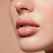 © Forest Shipp - close up glossy lips of woman