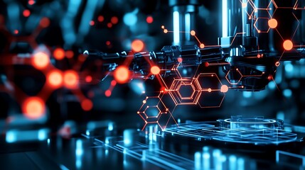 Poster - Real-time tech revolutionizes chemical processes in a forward-thinking lab setting

