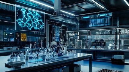Poster - Real-time tech revolutionizes chemical processes in a forward-thinking lab setting
