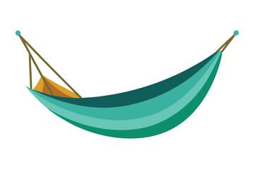 Hammock vector illustration isolated on a white background