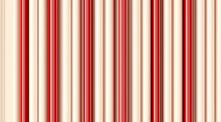 Poster - A striking arrangement of vertical red and white stripes creates a bold pattern, perfect for textiles, backgrounds, or design projects in a contemporary setting