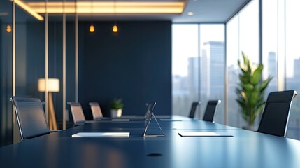 Blurred modern business office background for business concept background.