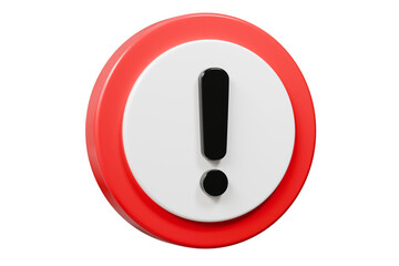 Wall Mural - 3d warning caution icon sign symbol isolated on purple background. error alert safety concept.3d min
