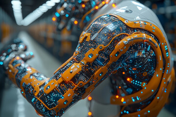 Fototapete - A social media platform using AI to personalize user feeds, raising concerns about echo chambers and information bubbles. Concept of ethics.