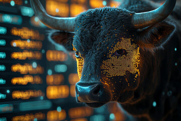 Poster - a machine learning model predicting stock market trends based on historical data and market conditio