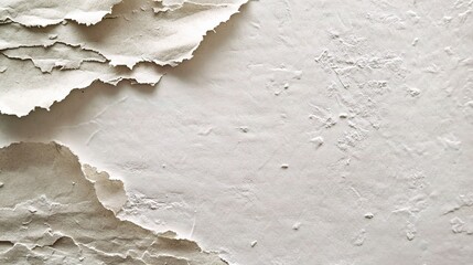 Poster - Texture of Torn Paper Against a Neutral Background
