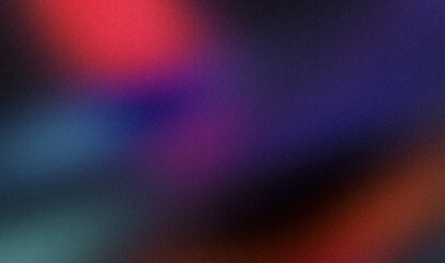 Wall Mural - red purple blue color wave flow abstract grainy gradient backdrop design, vibrant multicolor flow wa