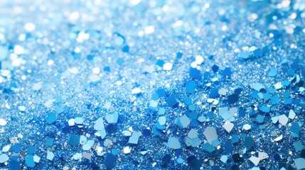 Poster - abstract shiny blue glitter background for creative designs and celebrations