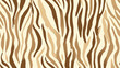 © Ashy studio - zebra print seamless patchwork pattern in beige camel and brown paint. fashion trendy background for fabric design wallpaper