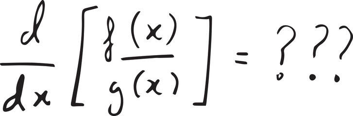 Poster - Mathematical symbol on white background