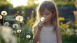 © Togrul - Girl blowing dandelion in garden