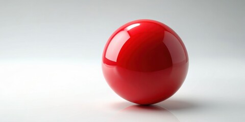 Sphere red  on white background, sphere, red,, white background, geometric, shape, round, glossy, vibrant, design, digital