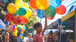 © Santy Hong - A family-friendly street festival with face painting, balloon animals, and carnival rides, bringing joy and laughter to kids and adults alike.