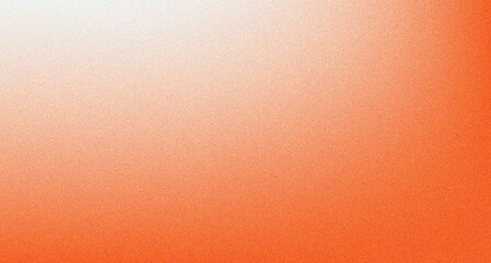 Wall Mural - abstract orange white blur gradient with noise grain textured, good for flyer, poster