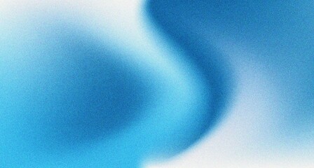 Wall Mural - Rough sky blue white , grain texture gradient background noise grungy spray texture, bright light and glow rough abstract retro abstract vibe
