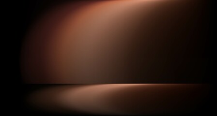 Wall Mural - abstract brown 3d studio room background gradient well used as background for product display