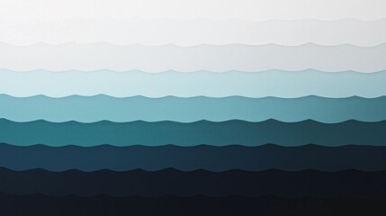 Poster - Sleek Modern Gradient in Dark Teal Tones